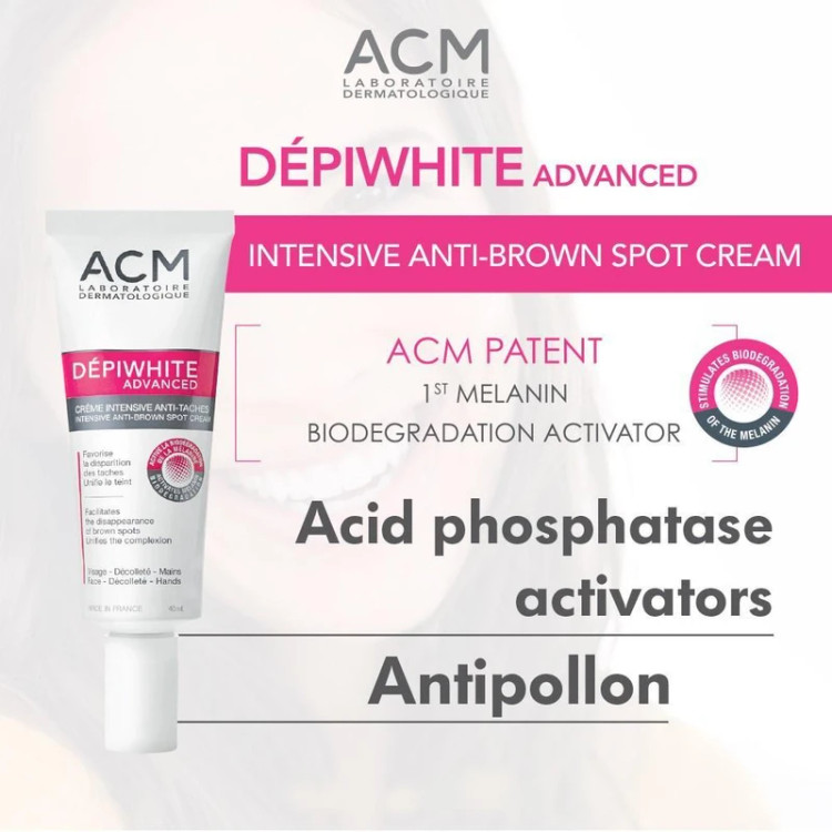 کرم ضد لک ای سی ام مدل DepiWhite Advanced (ACM)حجم 40 میلی لیتر