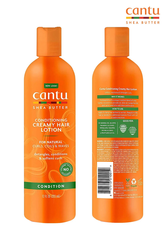 کاندیشنینگ لوسیون حالت دهنده کنتو Cantu Conditioning Creamy Hair Lotion