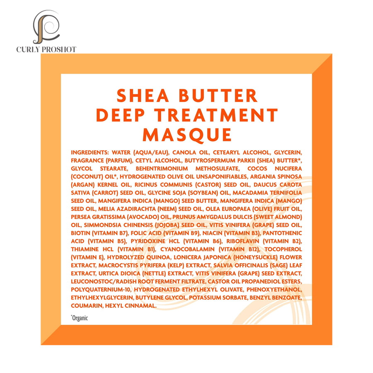 ماسک مو داخل حمام شی باتر کنتو Cantu Deep Treatment Masque