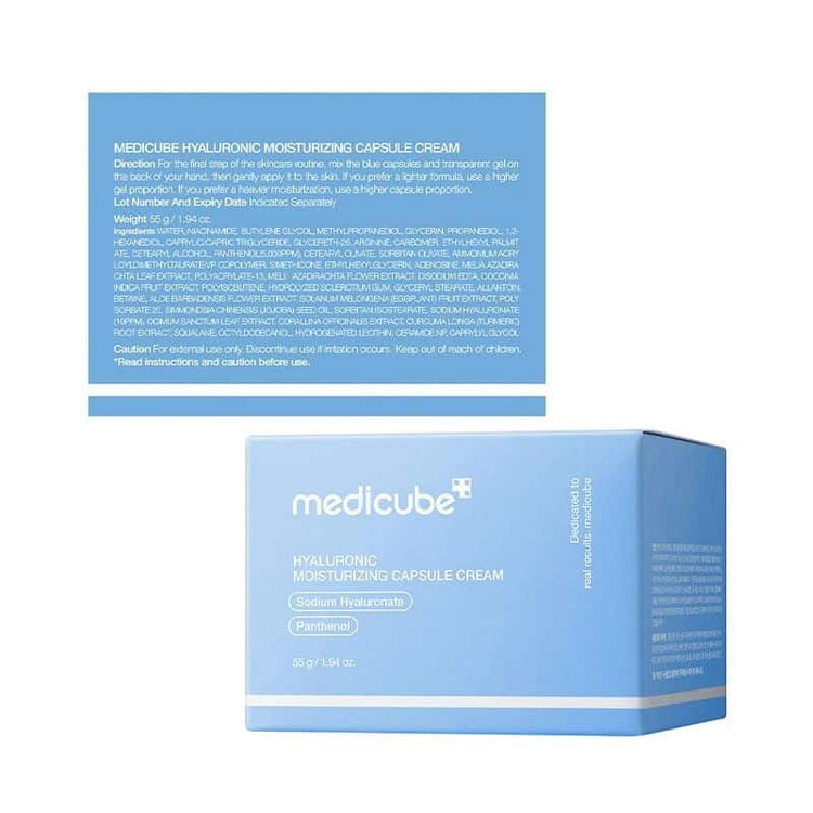 کرم کپسولی هیالورونیک اسید مدی کیوب – آبرسان عمیق پوست / Medicube