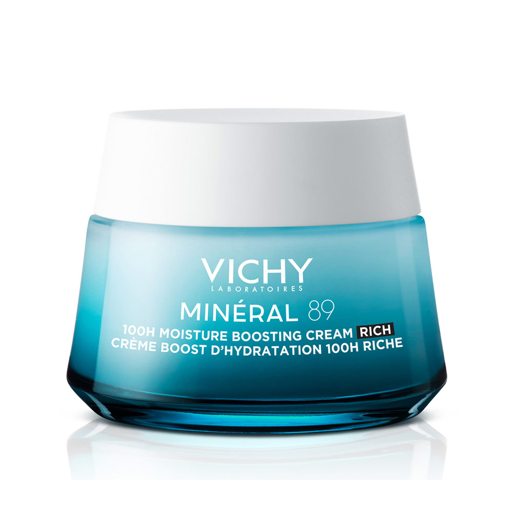 کرم آبرسان ۱۰۰ ساعته ویشی مدل Minéral 89 Rich مناسب پوست خشک / Vichy