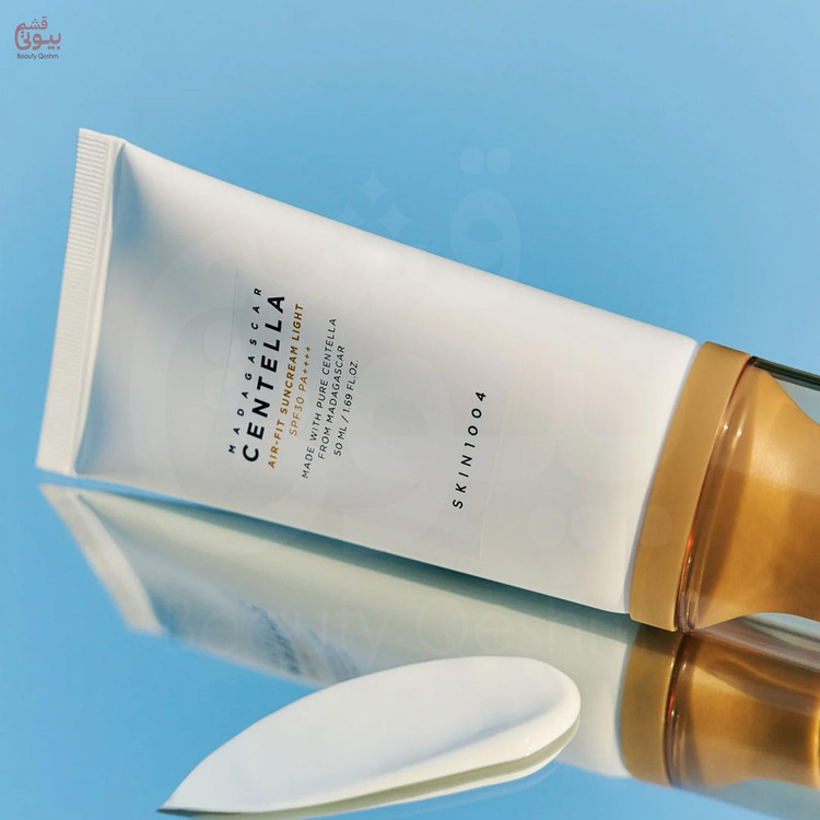 کرم ضد آفتاب فیزیکی سنتلا ماداگاسکار مدل ایر فیت اسکین 1004 / skin 1004
