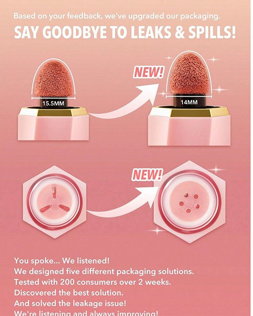 رژگونه مایع شیگلم مات مدل Liquid Blush Matte حجم 5 میلی لیتر